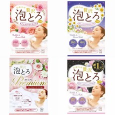 Cow Brand 거품 입욕제 4향 체험세트 30g x4