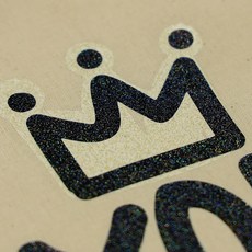 조이컷 펄피유 반짝 열전사필름 의류 티셔츠 스티커 낱장판매 25CMx30CM / 미터판매 50CMx100CM, 1개, PR-01 화이트