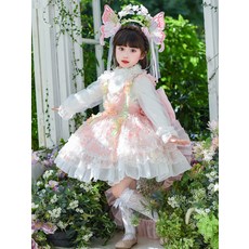 女童洛麗塔公主裙 兒童生日禮服 蓬蓬紗裙