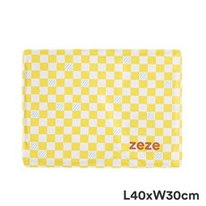 zeze 寵物冰墊 橡皮鴨造型, 海鹽汽水格子冰墊S, 1個