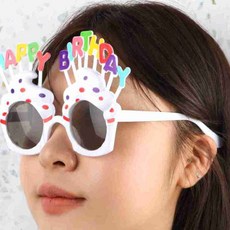 생일 케이크 선글라스 생일파티용품