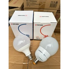 大同 LED 球泡燈/雪糕燈/節能省電/環保 檢驗合格 15W球型燈泡 黃光, 1個