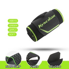 몬리 1Pc 손목 밴드 탄력 붕대 지원 크로스 피트 파워 리프팅 압축 받침대 스트랩, AB015 GN, 1개