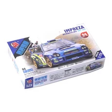 4D 조립 172 클래식 WRC 랠리 자동차 모델 4 시뮬레이션 내부 구조 세부 장난감 장 IMPREZA, 1세트