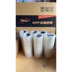 黑豹牌 OPP透明封箱膠帶 48mm*80m 台灣製, 1個