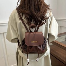 투니스 여성 빈티지 레오파드 캐주얼 백팩