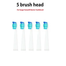 2/5/10Pcs 교체 가능한 브러시 헤드 Seago/Fairywill 전동 칫솔 FW/SG 507/508/515/551/917/959/908 용 Dup, 01 5pcs White
