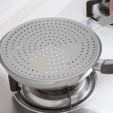 실리콘 기름 튐 방지 덮개 다용도 멀티 요리 실리콘 후라이팬 덮개 냄비 손쉬운 손잡이 세척 주방 타공, No.01 덮개 소형