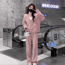【遮肉顯瘦】大碼女裝 衛衣套裝 運動套裝 兩件套 胖mm套裝 洋氣休閒 加絨加厚 寬鬆舒適 適合300斤以內 秋季穿搭