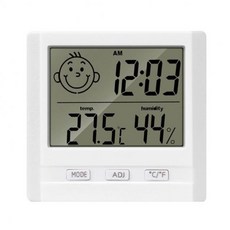리터스 디지털 온도계 습도계탁상시계 겸용 온습도계, 1개
