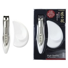 GREEN BELL 綠鐘 TakumiNoWaza 匠之技 指甲剪 & 指甲銼刀 指甲護理組, 1個, 銀色 + 白色