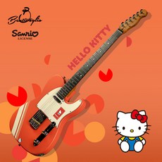 벤티볼리오 산리오캐릭터즈 일렉기타 ST250S Hello Kitty 헬로키티, 1개, Hello Kitty (헬로키티)