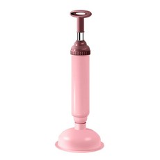 모스에버 실리콘 변기 강력 뚫어뻥 고압 펌프 배관 청소, 핑크