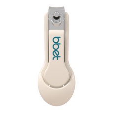 bbet 嬰兒指甲鉗, 1個, 白 色(無防塵蓋):如圖所示