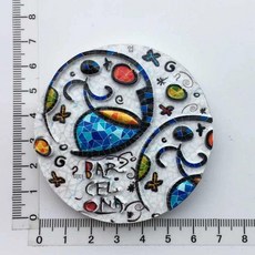 관광 칠판 마그넷 자석 기록 냉장고 기념품 컬렉션, 와인 레드 바르셀로나 추상