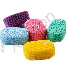 아기 때수건 목욕스펀지 여린피부 자극없는 샤워타올, 목욕스펀지-랜덤, 1개