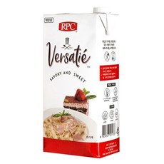 RPC 베르사띠 휘핑크림, 6개, 1L