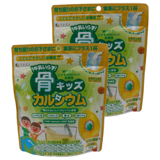 화인재팬 뼈키즈 칼슘 레몬 맛 파우더, 140g, 2개