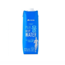 자연드림 기픈물 리필엠 종이팩 해양심층수 1000mL, 1L, 36개