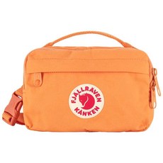 Fjallraven 여성용 Kanken 힙팩 울트라마린-블루, Sunset Orange