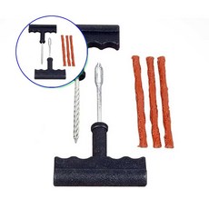 쌍문상회 지금 필요한 타이어 펑크 교환 수리세트 비상 자동차 빵구 31872EA, 본상품