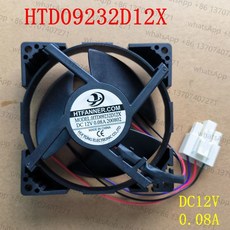 호환 미디어 냉장고 냉동고 팬 냉각 팬 모터 냉장고 부품용 HTD09232D12X DC12C 0.08A