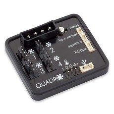Aqua Computer Compatible Quadro Lüftersteuerung Pour PWM-Lüfter 호환 106275, Aqua Computer Compatible Quadr