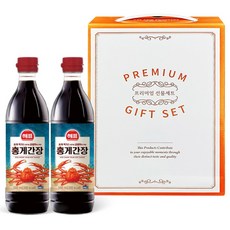 홍게간장500ml 식용유선물세트 추석 명절 설선물세트, 2개, 500ml