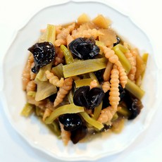 국내제조 모듬장아찌 초석잠 목이버섯 궁채 산고추 건강식 별미 맛있는 장아찌, 1kg, 1개