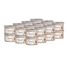 쉐리 시그니처 고양이 간식캔 참치와 닭고기 그레이비 80g 24개입 1BOX