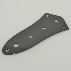 재즈 JB 스타일 베이스 악기 액세서리에 대 한 1pcs 4 구멍 빈티지 제어 플레이트 금속, 03 Black