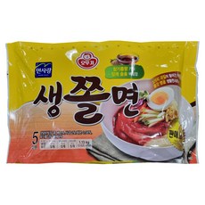 오뚜기 면사랑 생쫄면, 226g, 5개