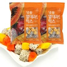 냉동 열대과일믹스 3종 과일믹스, 2개, 1kg