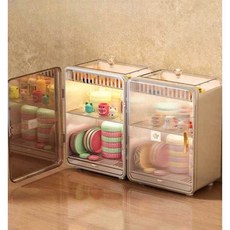 기저귀 갈이대 정리함 용품 기저귀함 이동식 보관함, 1개, 2단 화이트