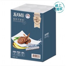 五月花 三層抽取式廚房紙巾 80抽 X 12入, 1個