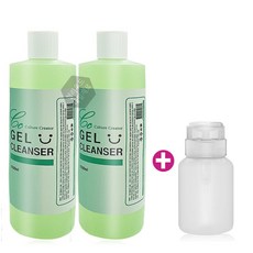 씨씨 젤클렌저 1000ml 2개+펌프공병 220ml/ 미경화 유수분 제거