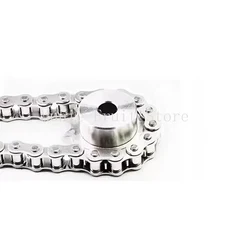 06B 롤러 체인 스프로킷 1025 톱니 9.525mm 피치 304 스테인리스 스틸 보어 6mm15mm ANSI 표준 35, 10 Teeth