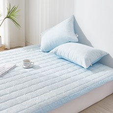 국내제조 띵스룸 듀라론 휴비스 냉감패드 여름침대패드, 냉감)아이스 블루, 쿨매트