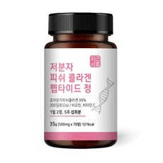 저분자 피쉬 콜라겐 펩타이드 300달톤 비오틴 비타민C, 70정, 1개