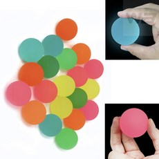 와볼샵 통통 얌체공 20P 야광 탱탱볼 야간 야외놀이 캐치볼