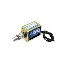 P152 솔레노이드 JF-0837B 전자석 Solenoid 푸쉬 풀 타입 오픈 프레임 DC12V DC24V, JF-0837B_24V