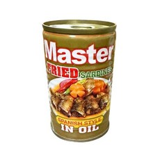MASTER 炸沙丁魚 西班牙風味油漬, 1個, 150g