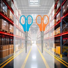 왼손잡이 가위 잘드는가위 학용품 문구가위 커팅 학생용 언박싱