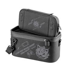 Switch2 NS2 組合式全配件收納包 子母包設計 保護包, 1個, 黑色, SF02BK