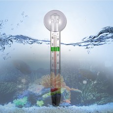 어항 수족관 수온 유지 탈부착 온도계 DD-11176RAM, 1개