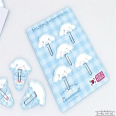 온빛마켓 시나모롤 인덱스클립 5개 문서정리