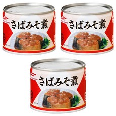 마루하니치로 미소된장 고등어 통조림, 190g, 3개