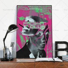 영화 포스터 접착 아트 방수 종이 스티커 커피 하우스 룸 벽장식, H. z9