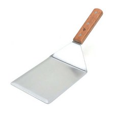 델키 우든 햄버그 터너 토스트 캠핑 뒤집게, 1개