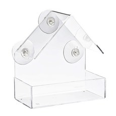 버드피딩 새모이통 베란다 야외 정원 새모이집 급식기 참새 먹이통 버드피더, 새모이통 - 투명하우스, 1개